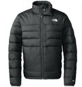 The North Face Black Stand-Collar Puffer Jacket with Zip Chest Pocket