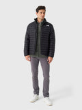 The North Face Black Stand-Collar Narrow-Quilted Puffer Jacket