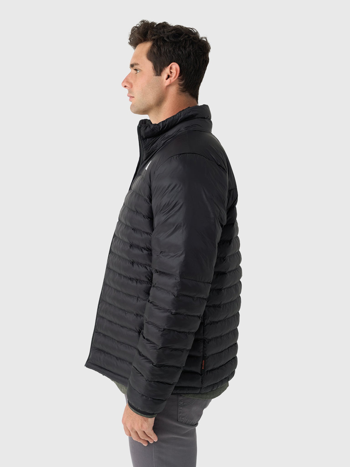 The North Face Black Stand-Collar Narrow-Quilted Puffer Jacket