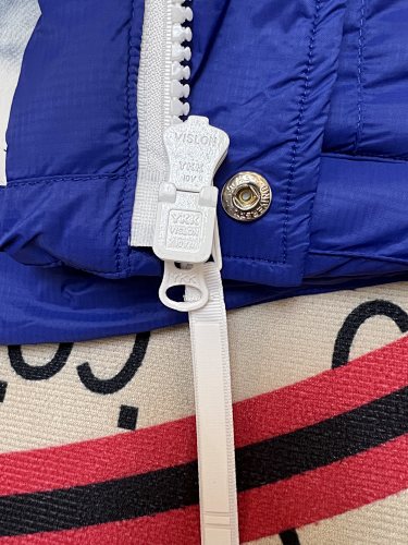Canada Goose Royal Blue Quilted Puffer Vest with Printed Lining
