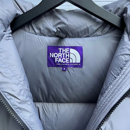 The North Face Steel Gray Hooded Quilted Puffer Jacket