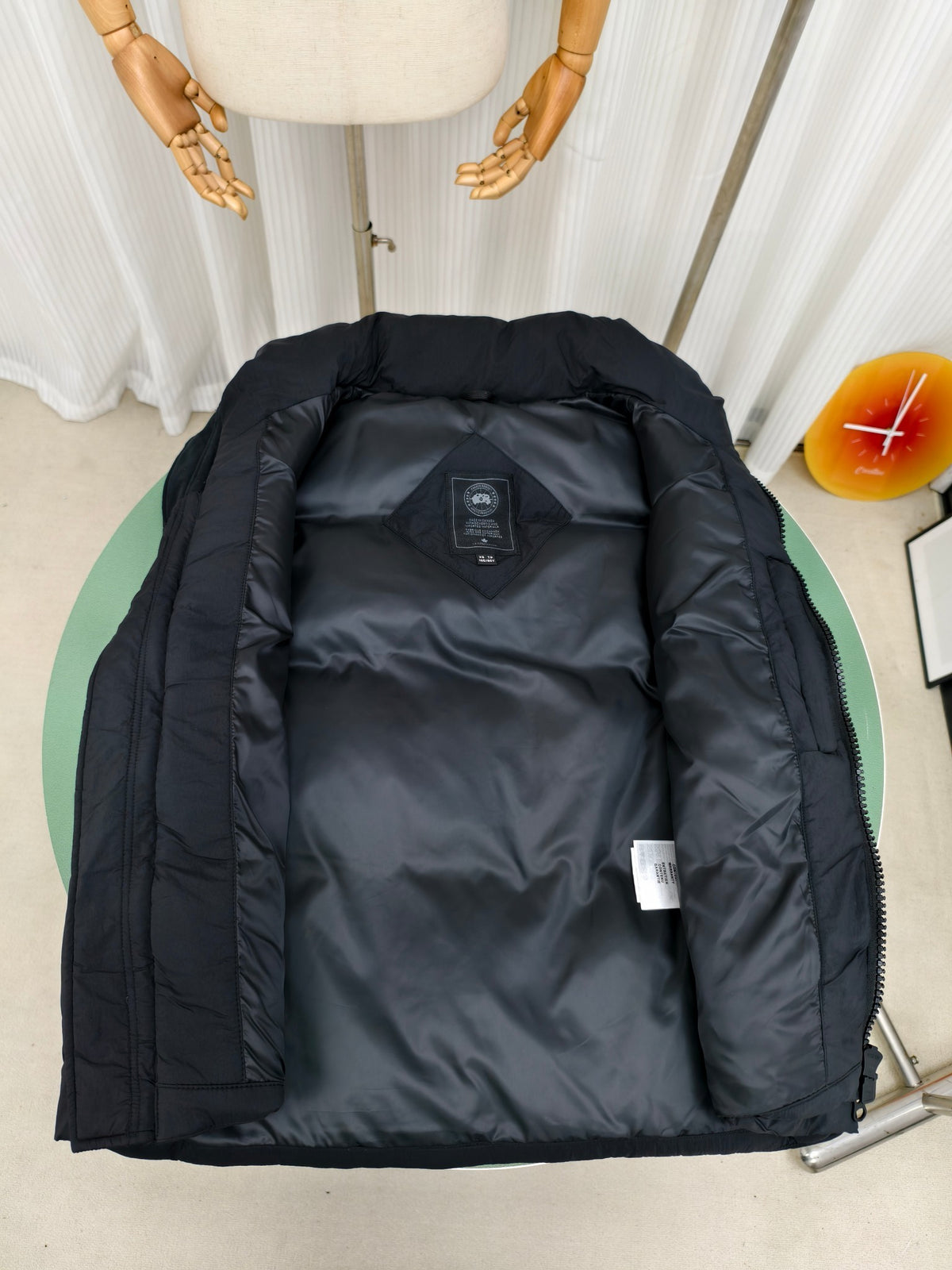 Canada Goose Black Stand Collar Quilted Puffer Vest