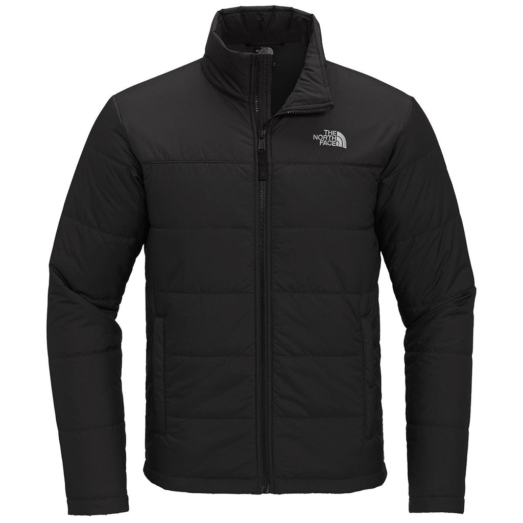 The North Face Black Stand-Collar Quilted Puffer Jacket