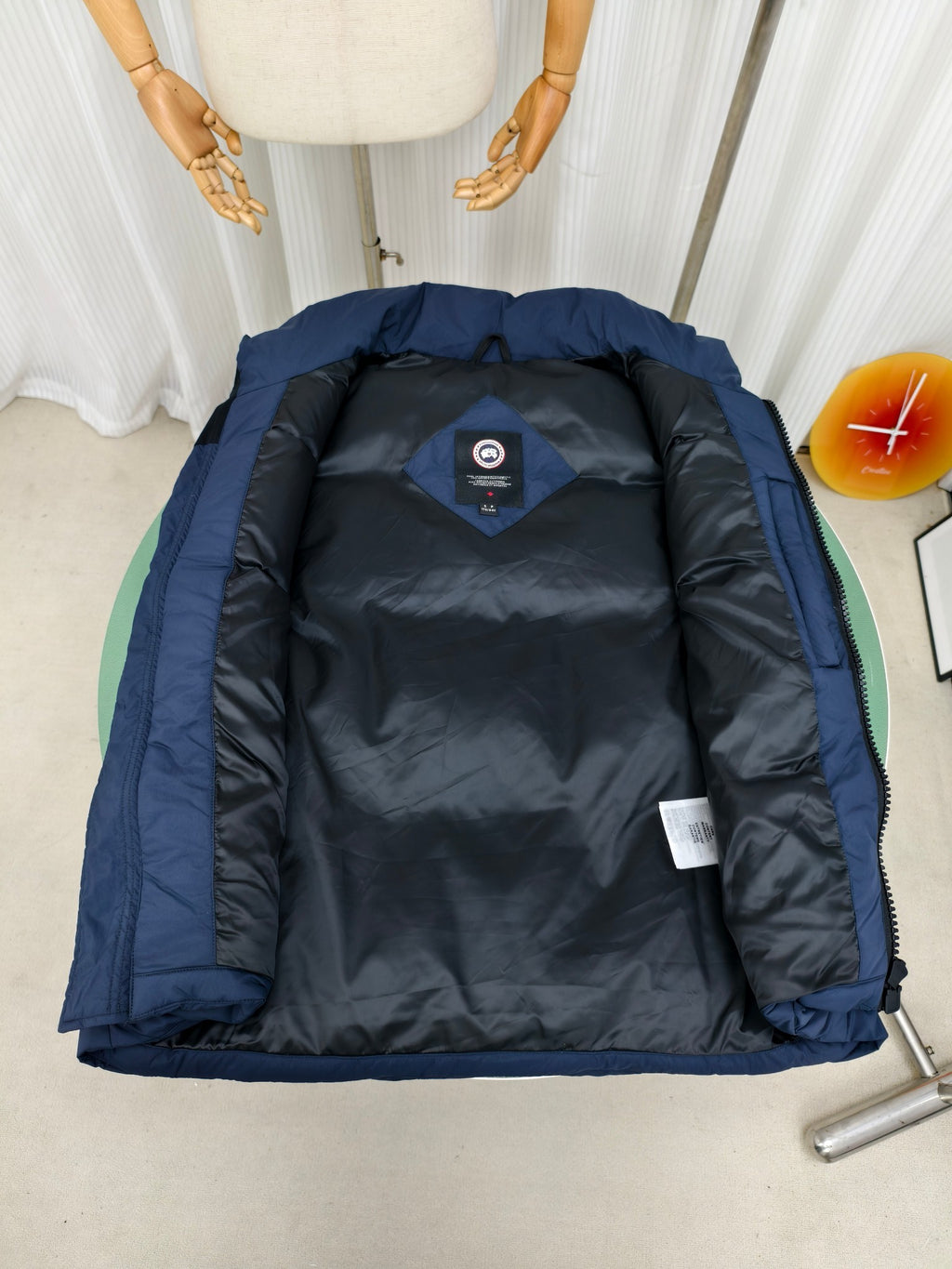 Canada Goose Navy Blue Stand Collar Quilted Puffer Vest