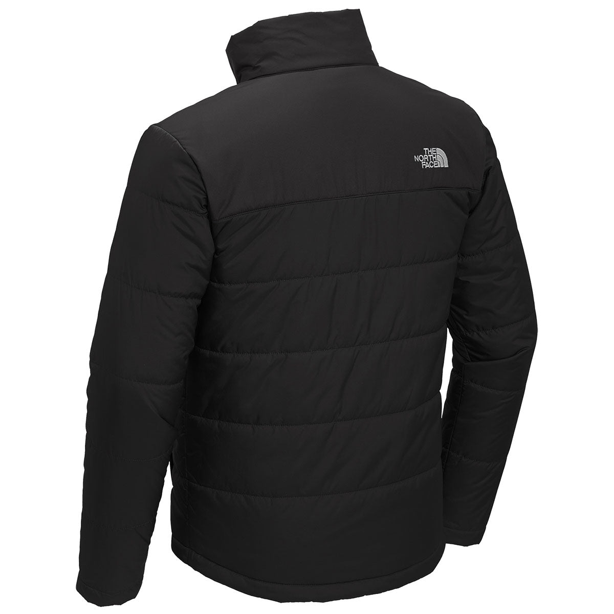The North Face Black Stand-Collar Quilted Puffer Jacket