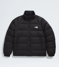 The North Face Black Stand-Collar Quilted Puffer Jacket with Zip Pockets