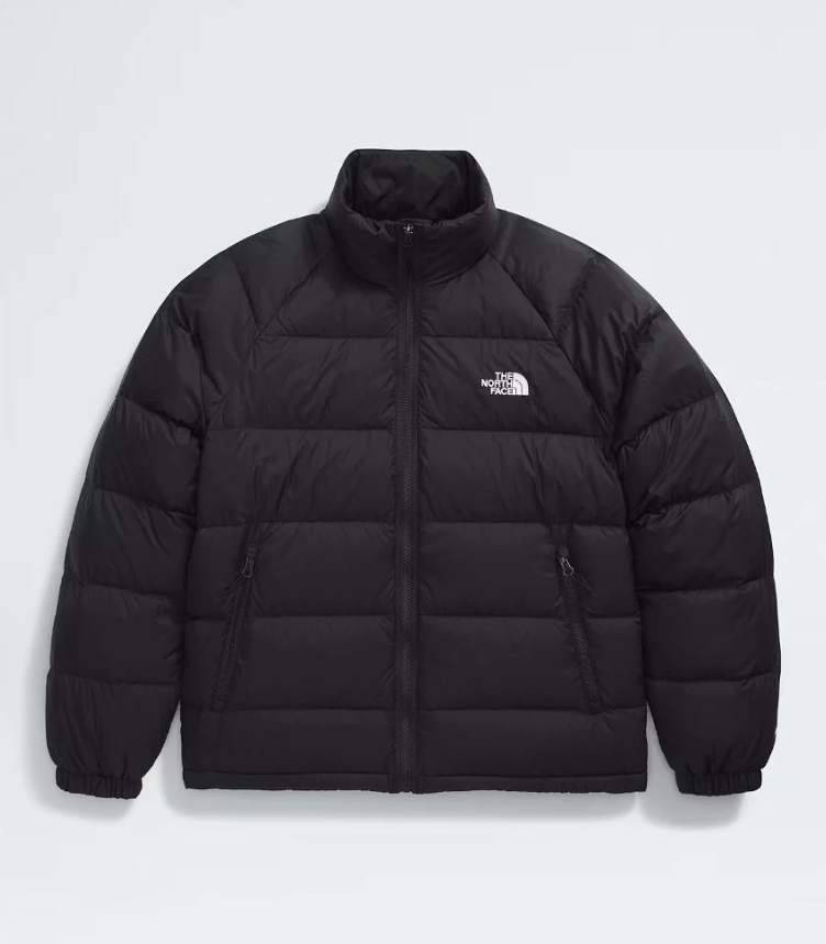 The North Face Black Stand-Collar Quilted Puffer Jacket with Zip Pockets
