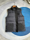 Canada Goose Black Quilted Puffer Vest with Tonal Logo Details